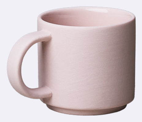 Chic-mic Espressotasse GMC203 – 70 ml, Ø 5,3 cm, H 8,5 cm, Porzellan, Hellrosa, spülmaschinenfest