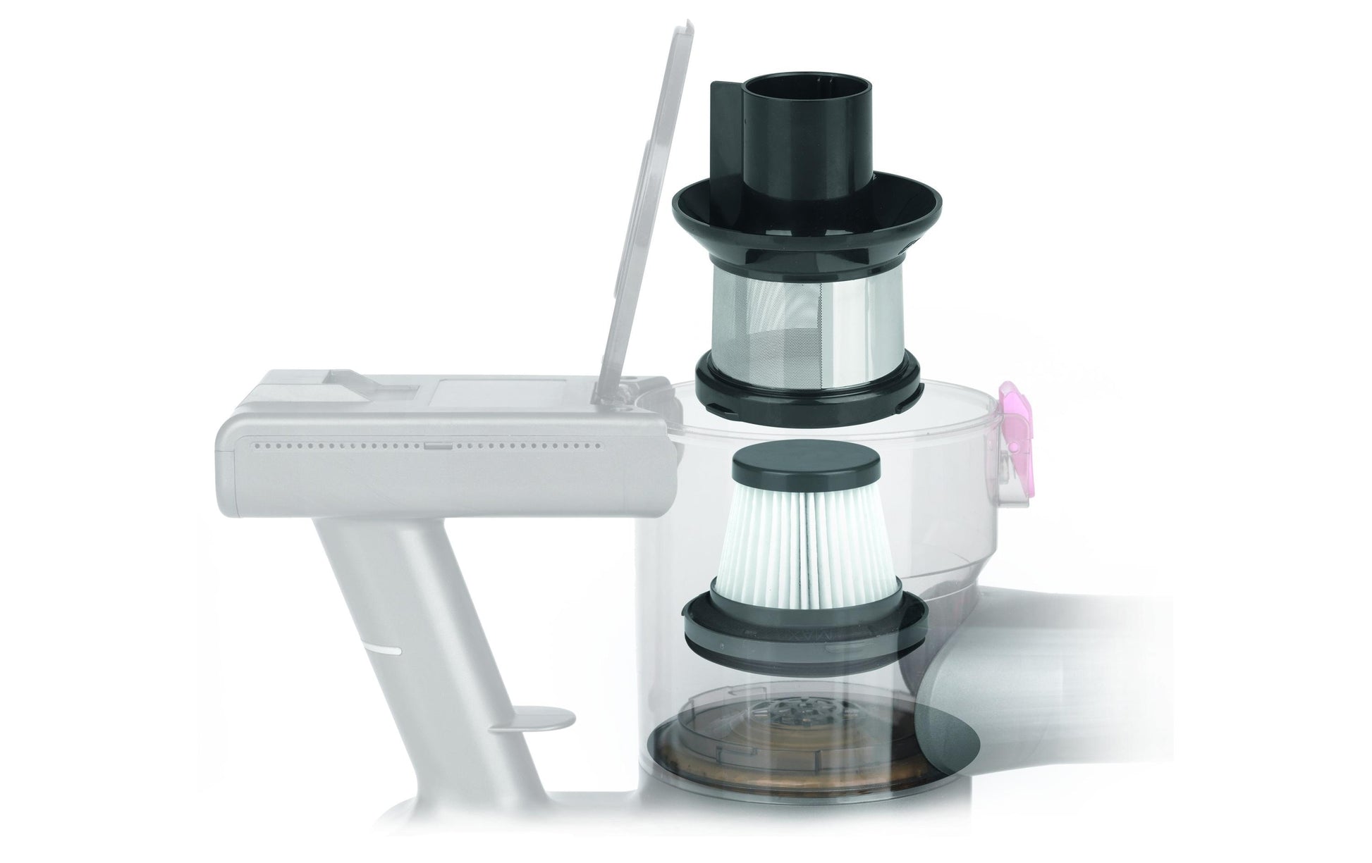 MAXXMEE Stabstaubsauger – 2-in-1, 0,8 l, Akkubetrieb, 2 Stufen
