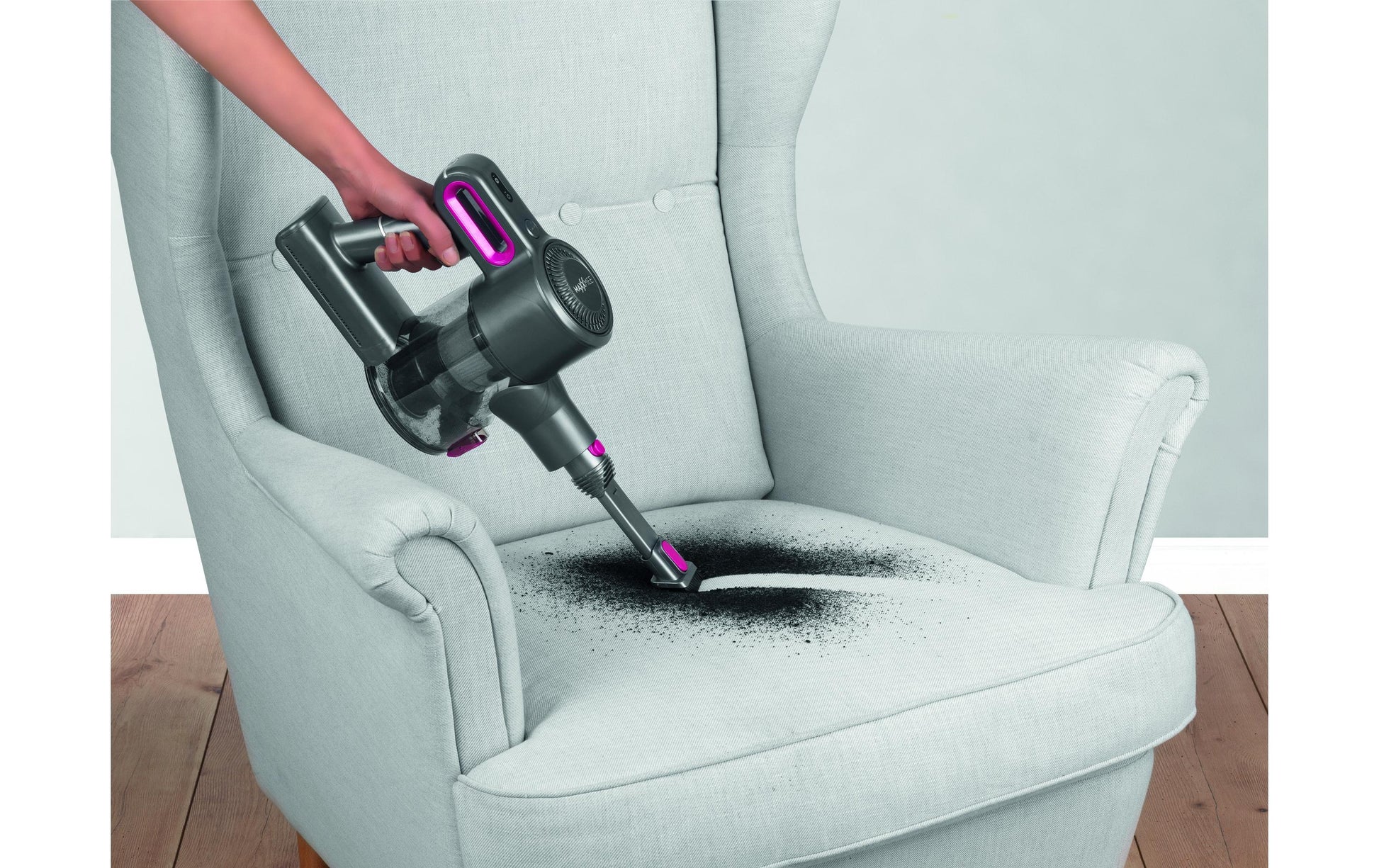 MAXXMEE Stabstaubsauger – 2-in-1, 0,8 l, Akkubetrieb, 2 Stufen