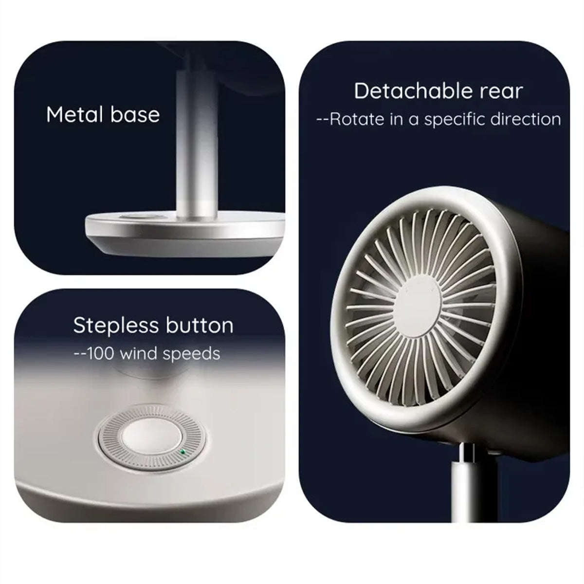 M. Schönenberger Schönenberger Tischventilator Hegion AF03 – 26,3 cm, 10 W, 38 dB, Weiss