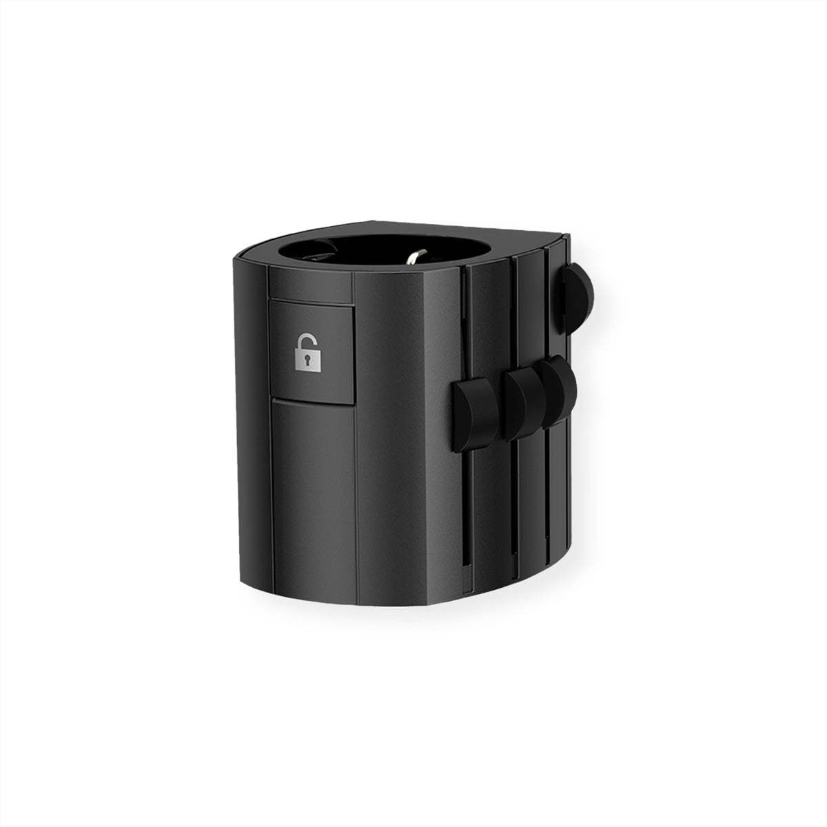 SKROSS – Reiseadapter Alpha – von USB-C zu Typ I – 2 USB (USB-C, USB-A) – schwarz