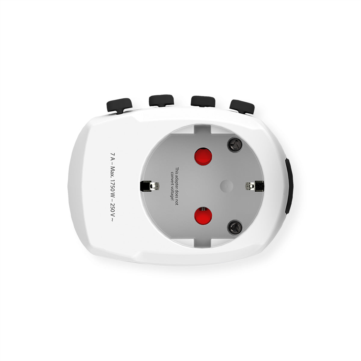 Skross Reiseadapter – von Typ C/E/F zu Typ B/G/I – geerdet – weiss