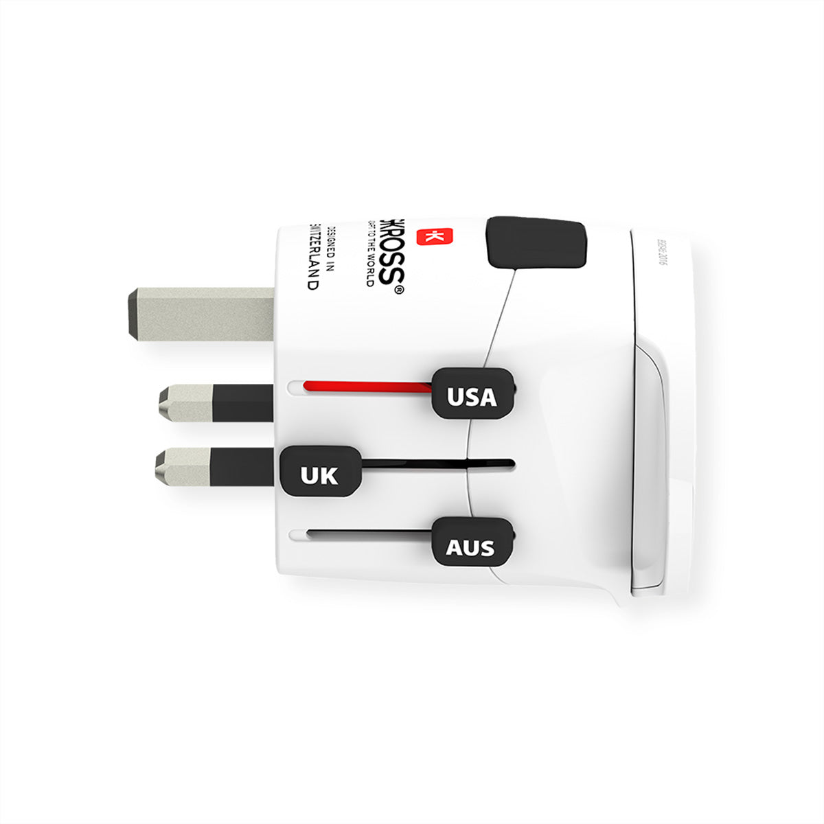 SKROSS PRO Light World Reiseadapter – Universal zu Universal, 100–250 V, 1575 W
