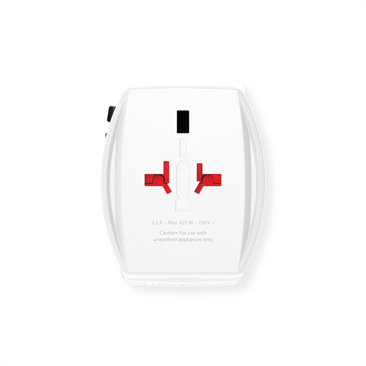 Skross MUV USB A/C 45 PD Reiseadapter – Weltweit, USB-C 45 W PD, USB-A 20 W – Weiss