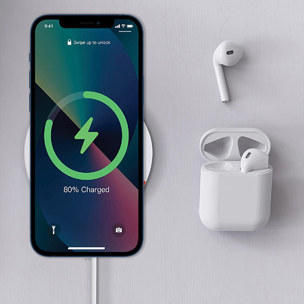 Skross Mag Ladepad – Qi – MagSafe-kompatibel – 10 W – für iPhone 12 und höher – Weiss
