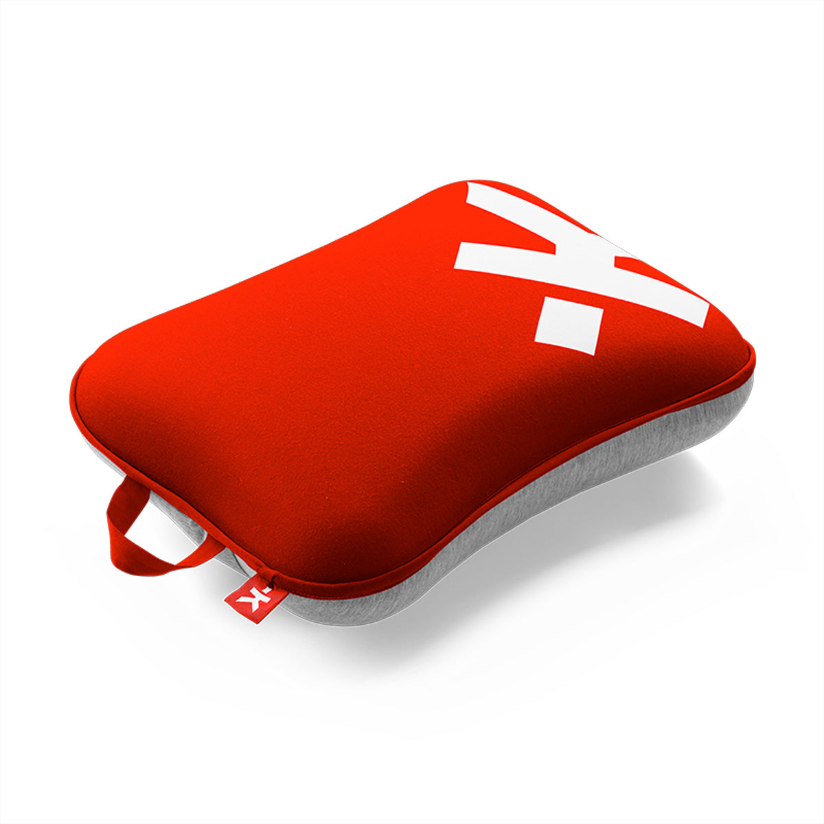 Skross Reisekissen – 120×295×390 mm – rot – Polyurethan, Bezug Baumwolle/Polyester