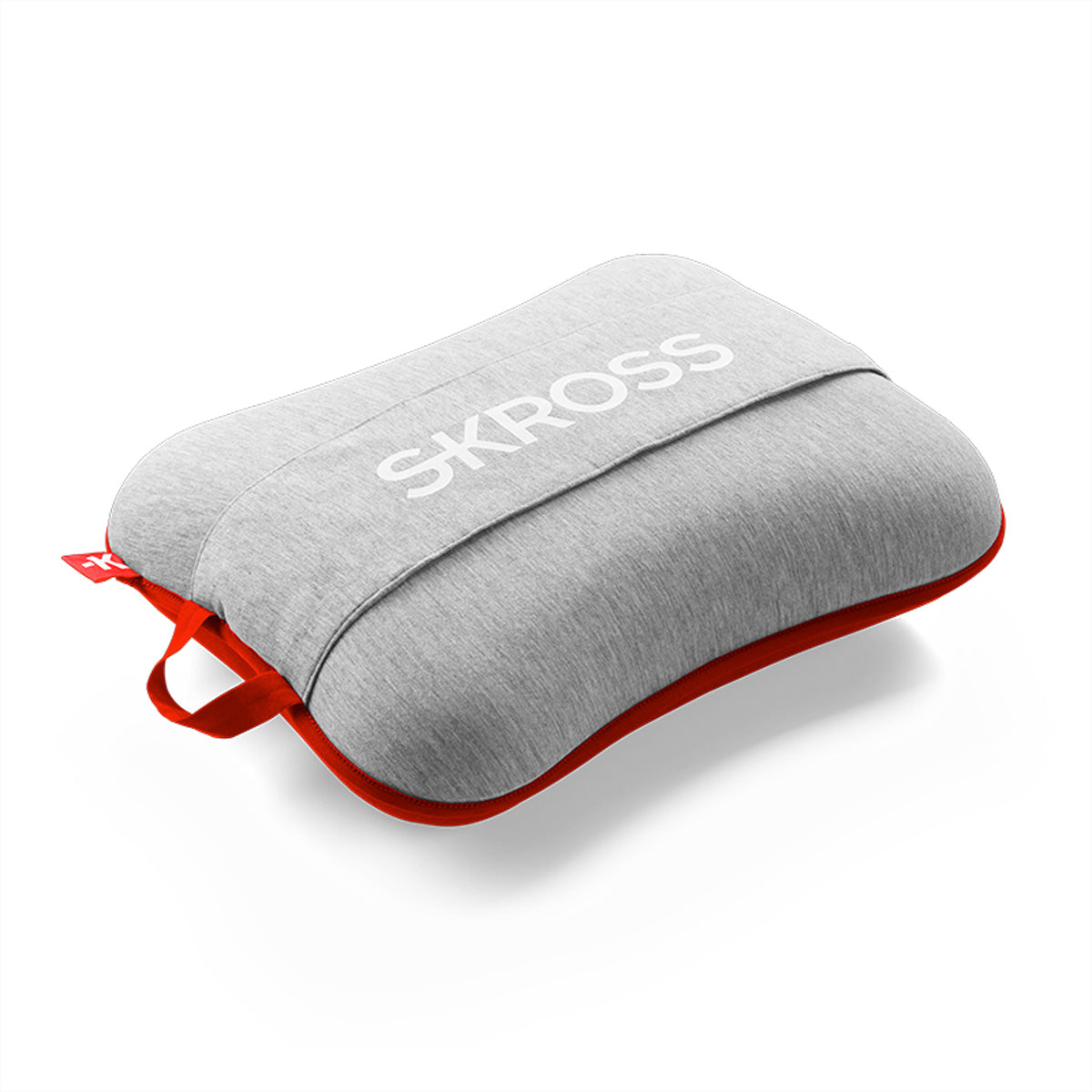 Skross Reisekissen – 120×295×390 mm – rot – Polyurethan, Bezug Baumwolle/Polyester