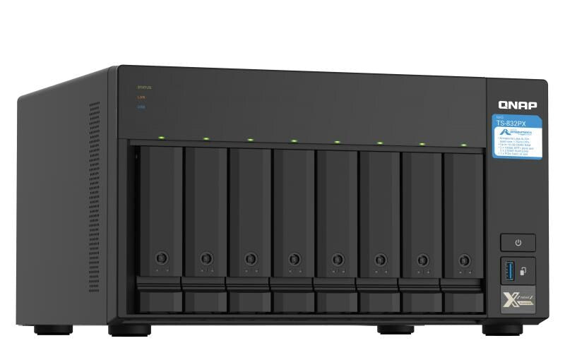 QNAP TS TS-832PX-4G Allgemeines Speichergerät – 8 Bay
