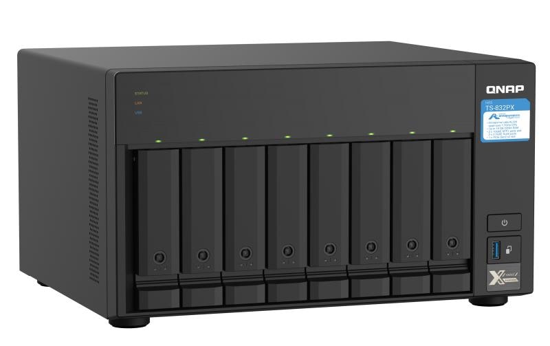 QNAP TS TS-832PX-4G Allgemeines Speichergerät – 8 Bay