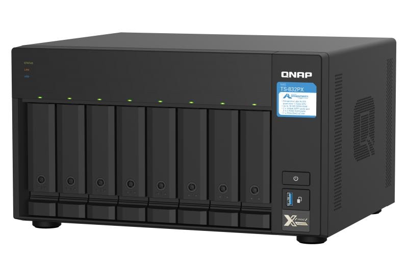 QNAP TS TS-832PX-4G Allgemeines Speichergerät – 8 Bay