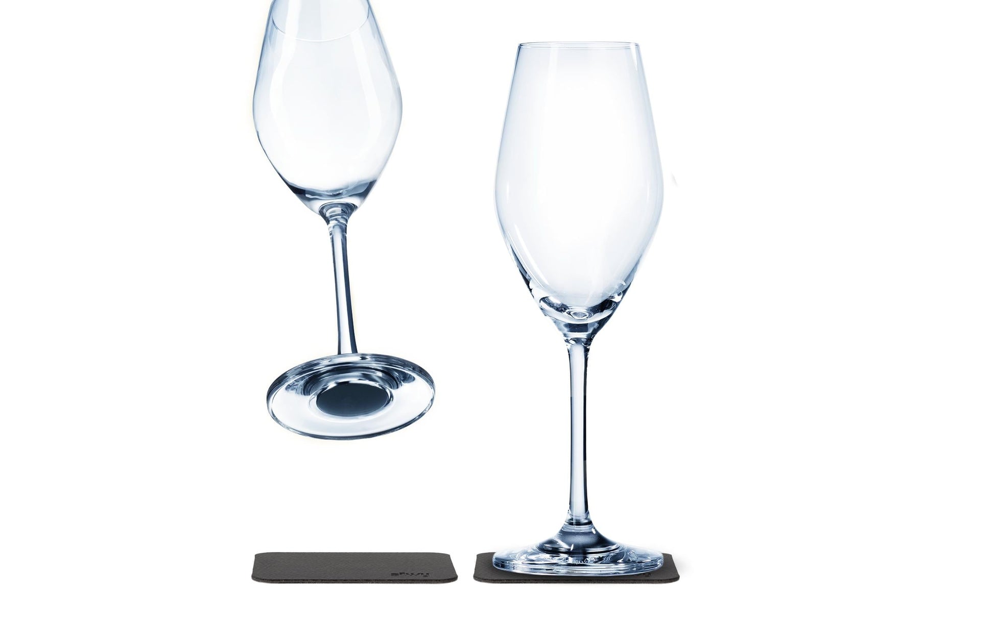 Silwy Champagnerflöte – 2er Set, 200 ml, Kristallglas, Transparent