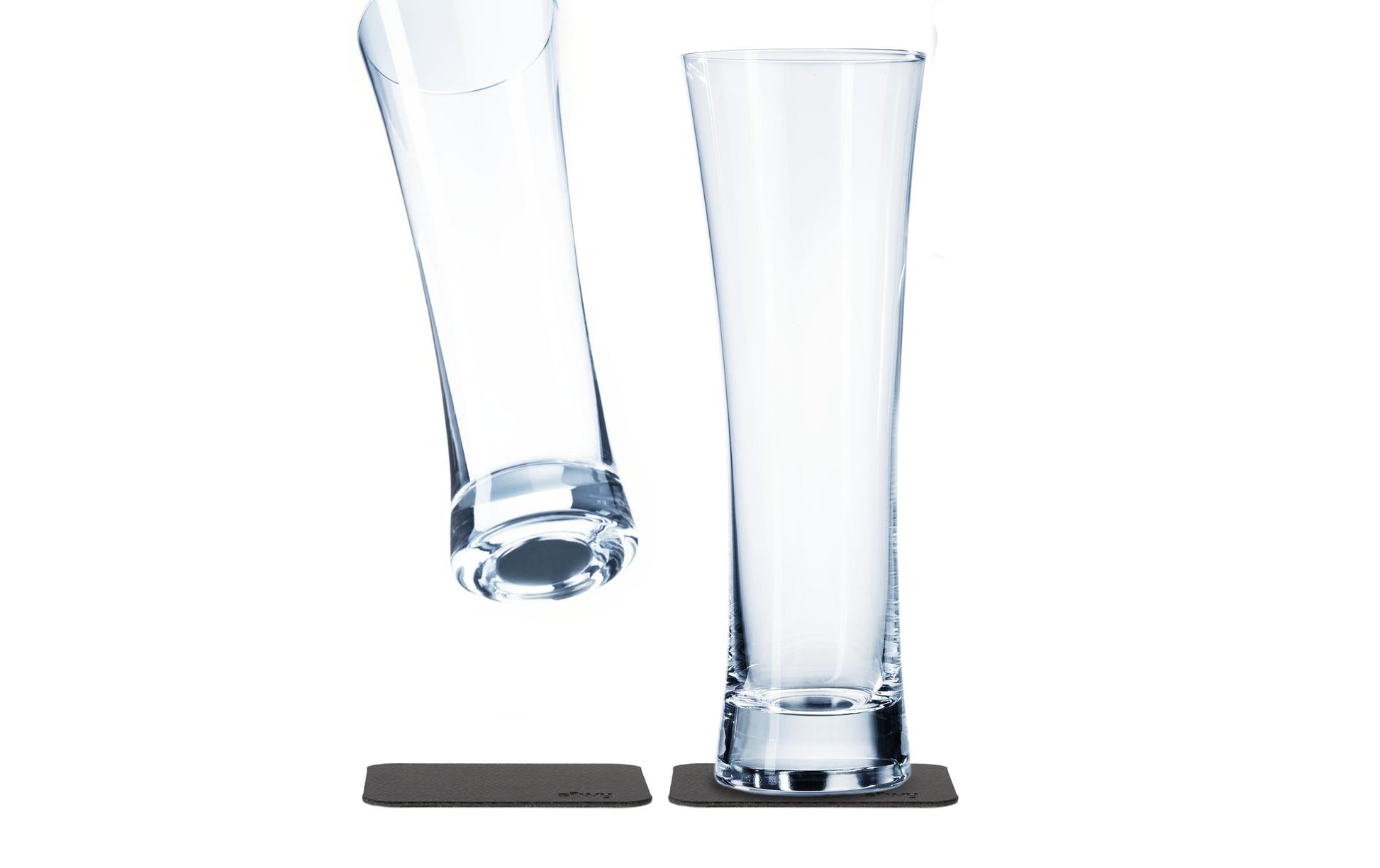 Silwy Bierglas – 0,33 l, Kristallglas, Transparent, 2-teilig