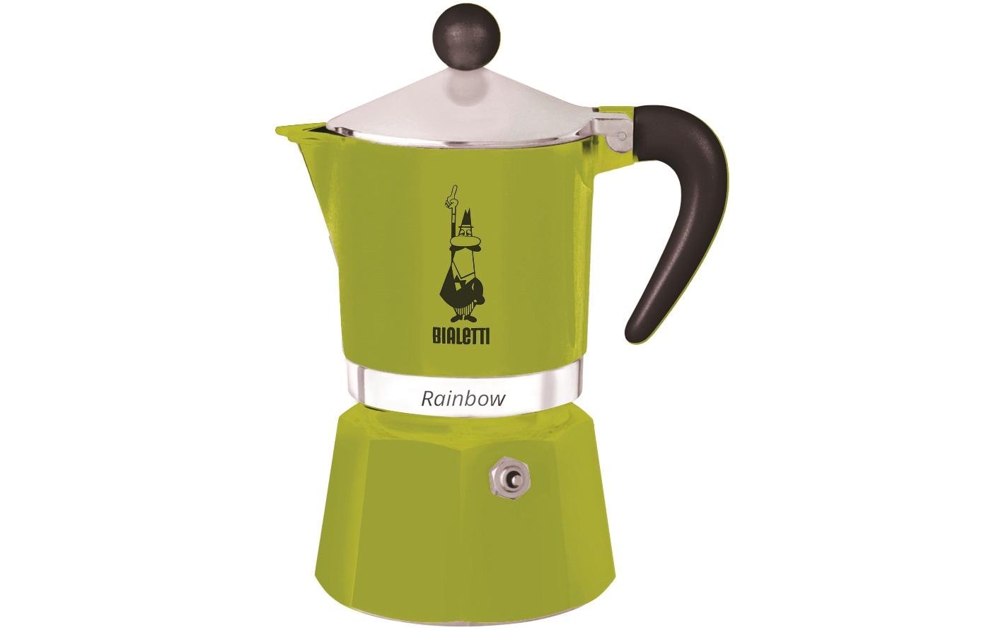 Bialetti Rainbow French Press / Kaffeebereiter – 0,2 l, 3 Tassen, Aluminium
