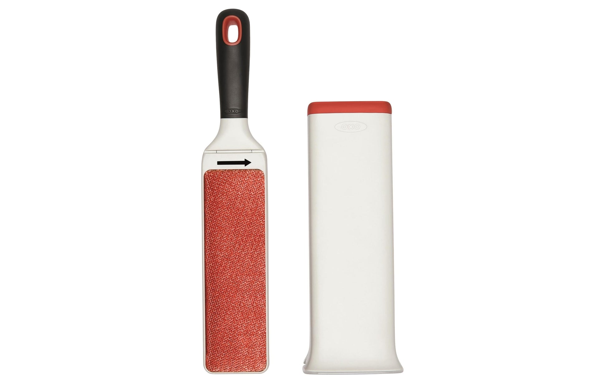 OXO Flusenentfernerbürste Good Grips – Kunststoff, Nylon, Rot
