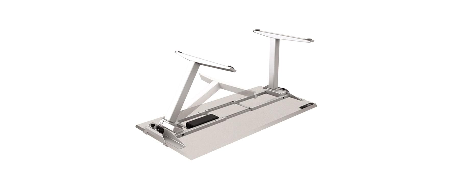 Fellowes Tischplatte – 180 × 80 × 2,5 cm – grau – für Levado, Cambio