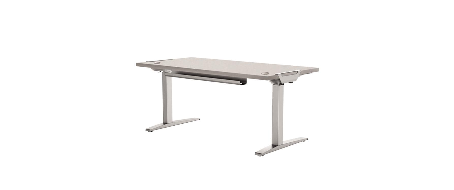 Fellowes Tischplatte – 180 × 80 × 2,5 cm – grau – für Levado, Cambio