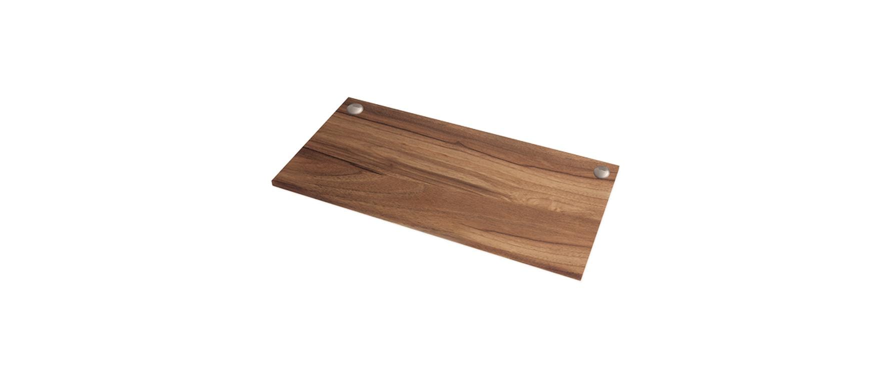 Fellowes Tischplatte – 160 × 80 × 2,5 cm – Walnuss – für Levado, Cambio