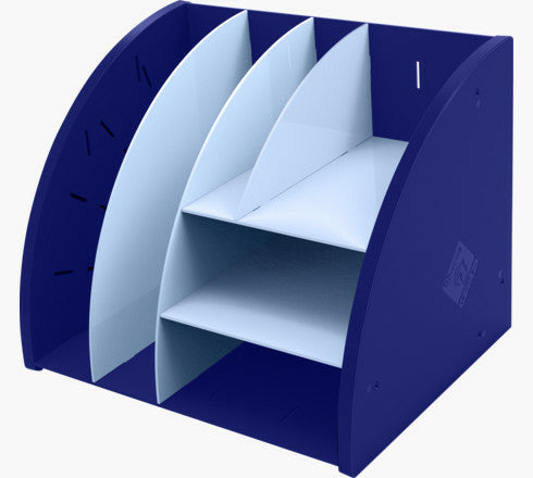 Exacompta Organizer Bee Blue – für ISO-A-Formate A5, A6 – 356 × 282 × 282 mm