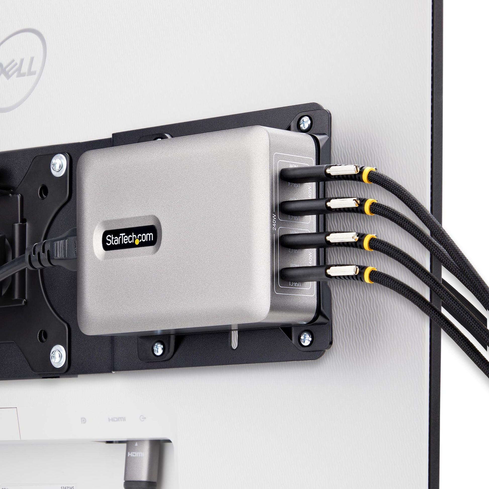 StarTech.com USB-Desktop-Ladegerät 240 W – USB-C×4 – PD 3.1, GaN, EU-Stecker (Typ C)
