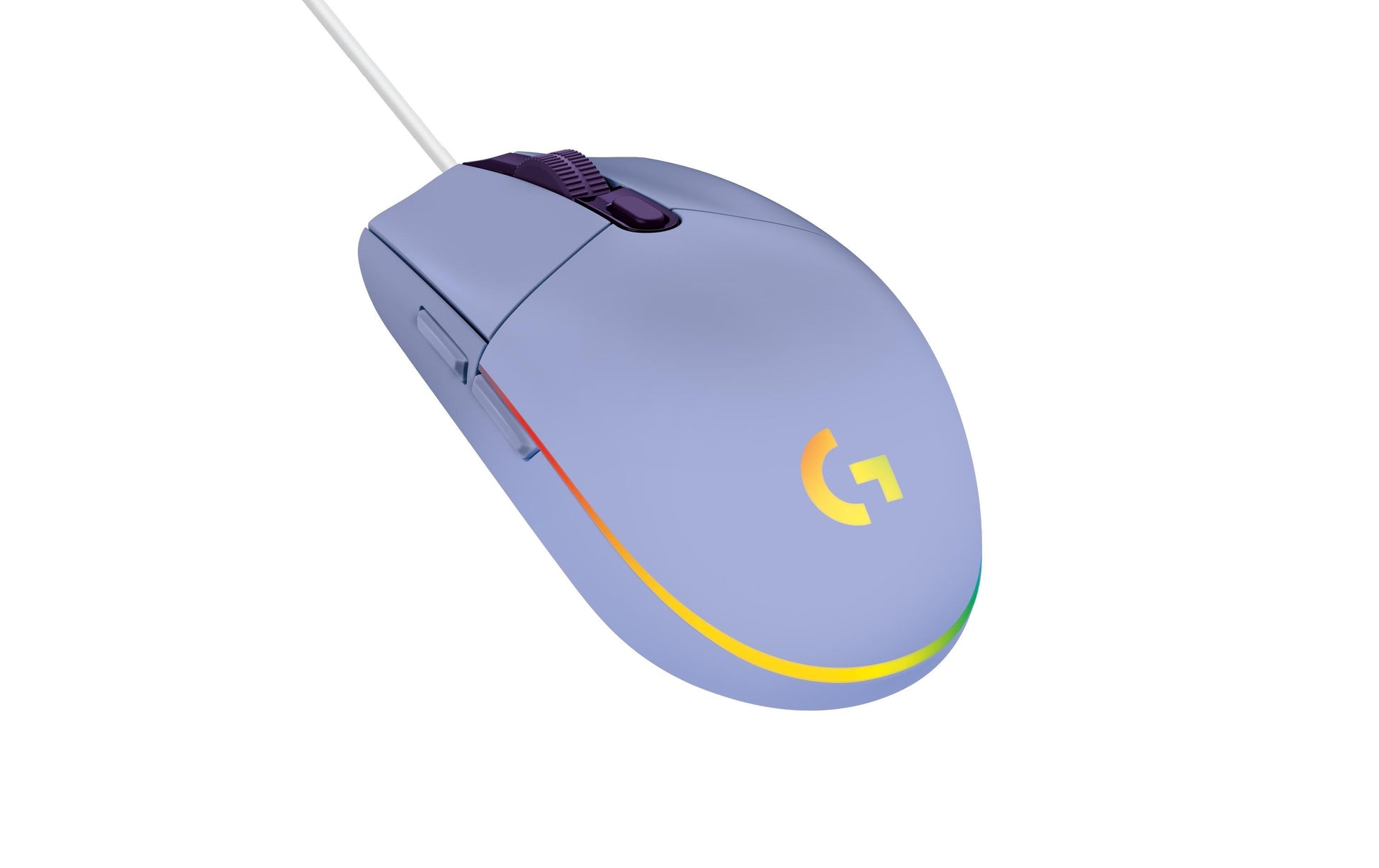 Logitech G G203 LIGHTSYNC – Gaming-Maus – Kabelgebunden (USB-A), 8000 DPI, RGB-Beleuchtung, Lila