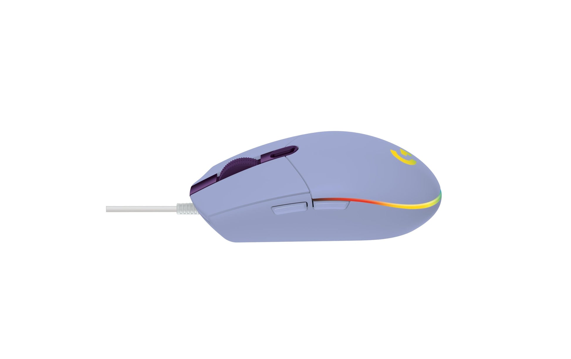 Logitech G G203 LIGHTSYNC – Gaming-Maus – Kabelgebunden (USB-A), 8000 DPI, RGB-Beleuchtung, Lila
