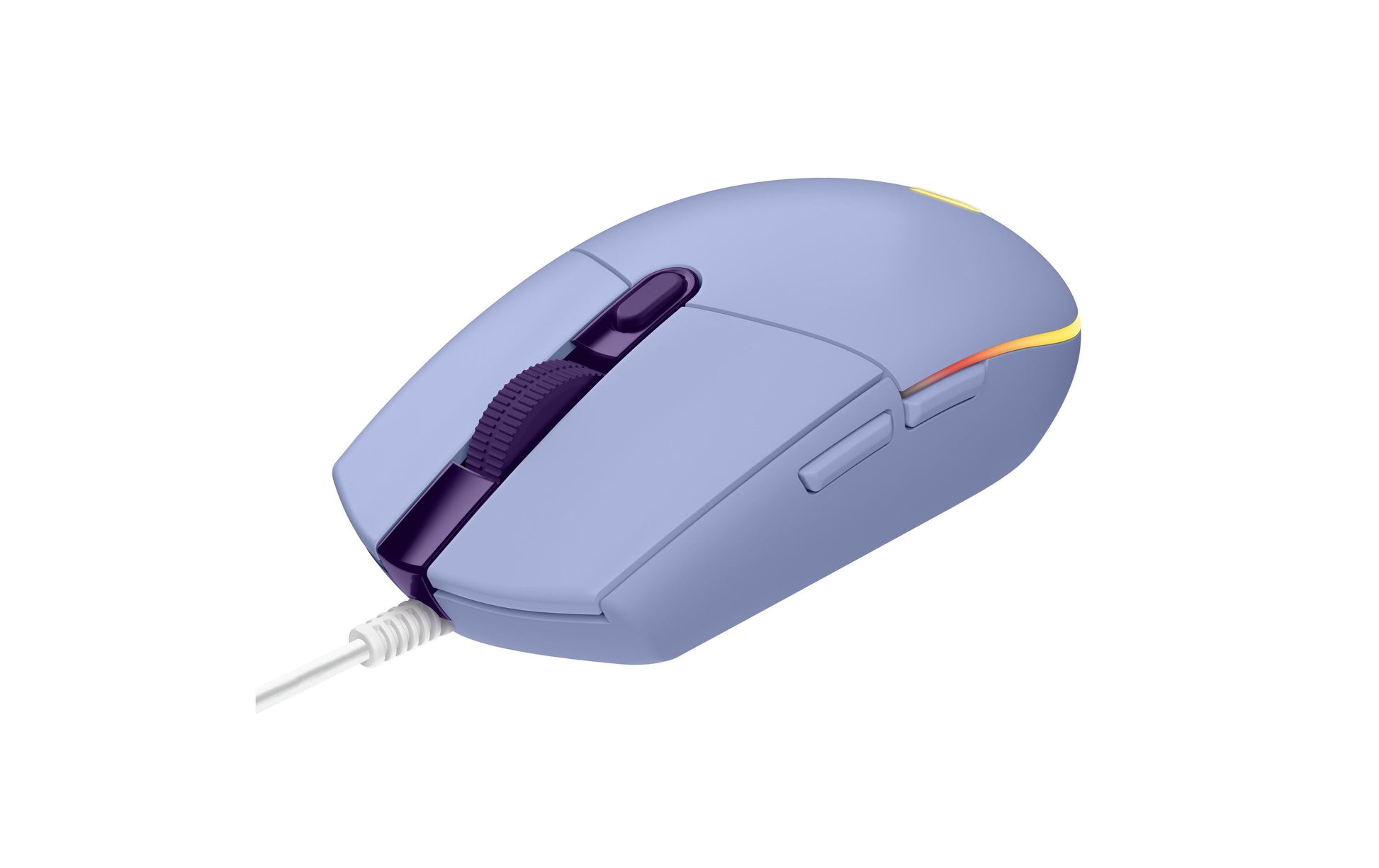 Logitech G G203 LIGHTSYNC – Gaming-Maus – Kabelgebunden (USB-A), 8000 DPI, RGB-Beleuchtung, Lila