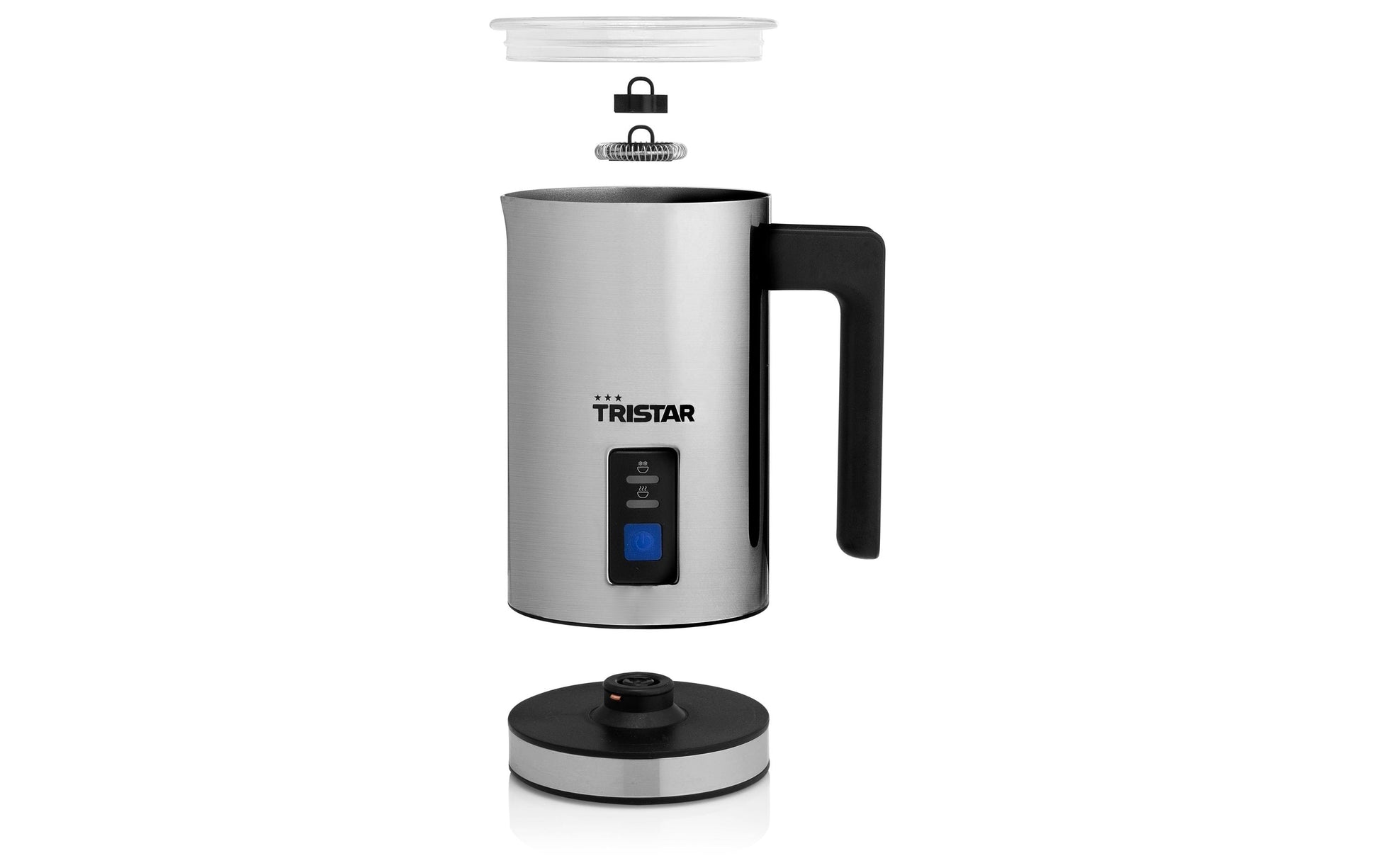 Tristar Milchschäumer – 115 ml, Silber