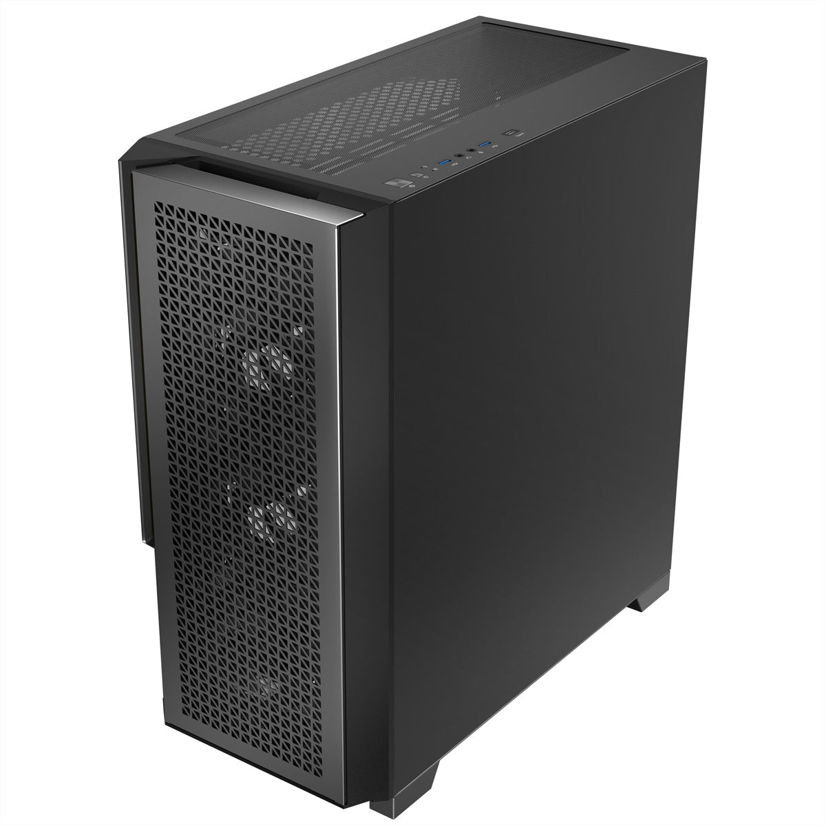 Antec P20CE – PC-Gehäuse (Midi-Tower, E-ATX) – Schwarz, 37,5 cm GPU, 3×120 mm Lüfter, USB-C 1×