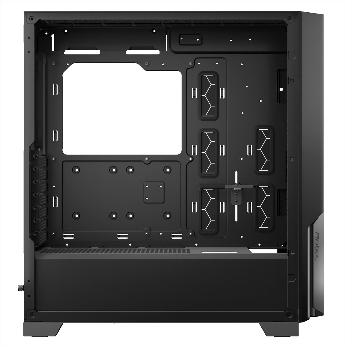 Antec P20CE – PC-Gehäuse (Midi-Tower, E-ATX) – Schwarz, 37,5 cm GPU, 3×120 mm Lüfter, USB-C 1×