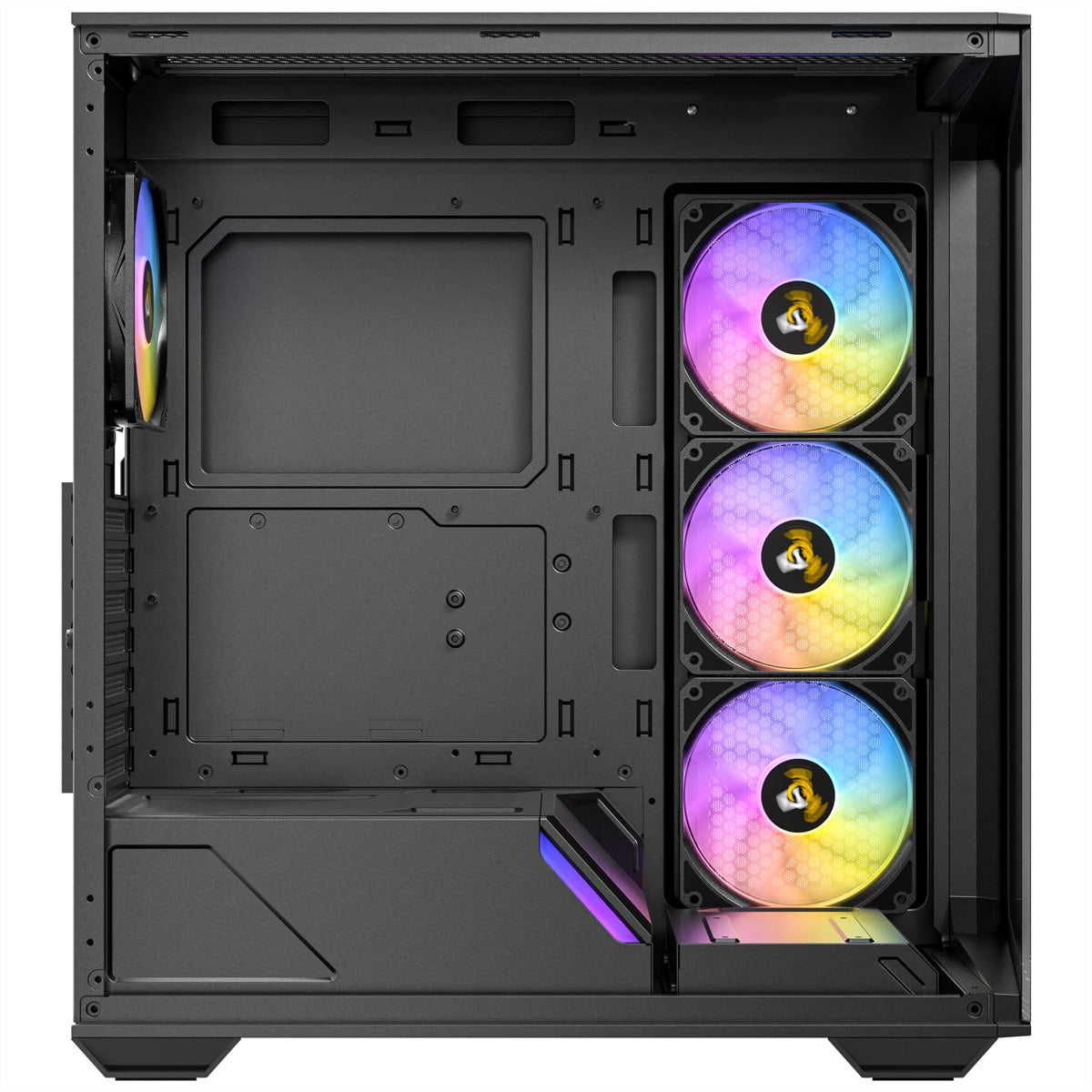 Antec Constellation C3 – PC-Gehäuse (Midi-Tower) – ATX, 4×ARGB-Lüfter, Type-C 3.2 Gen 2, Schwarz