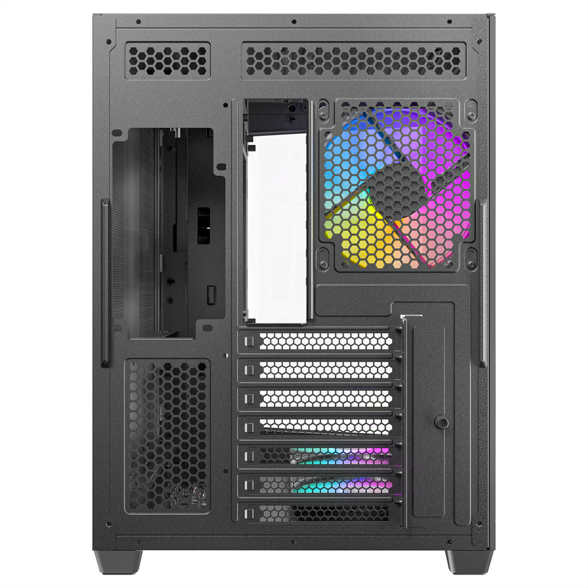 Antec Constellation C5 ARGB – Midi-Tower PC-Gehäuse, 7×ARGB-Lüfter, 270° Glas, USB-C 3.2 Gen 2, Schwarz