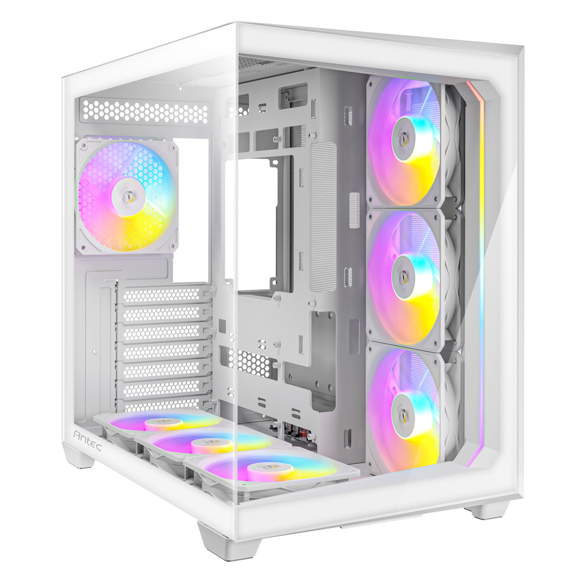 Antec Constellation C5 – PC-Gehäuse – Midi-Tower, 7×120 mm Lüfter, USB-C 3.2 Gen 2, für ATX, ITX, micro-ATX
