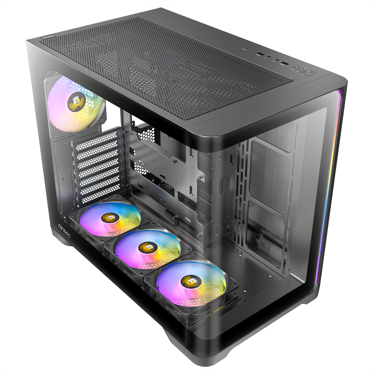 Antec Constellation C5 Curve – PC-Gehäuse Midi-Tower – 4×120 mm Lüfter, USB-C 3,2 Gen2, 360 mm Radiator