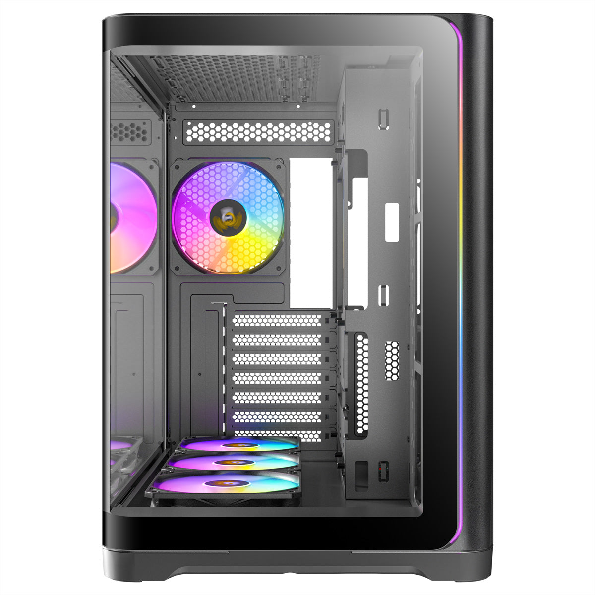 Antec Constellation C5 Curve – PC-Gehäuse Midi-Tower – 4×120 mm Lüfter, USB-C 3,2 Gen2, 360 mm Radiator