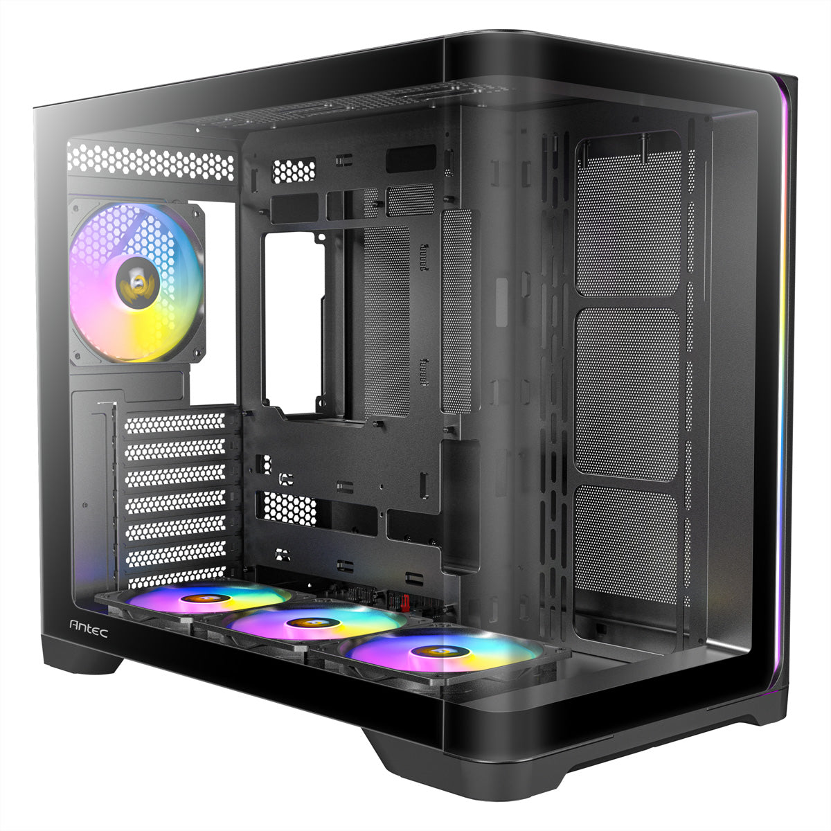 Antec Constellation C5 Curve – PC-Gehäuse Midi-Tower – 4×120 mm Lüfter, USB-C 3,2 Gen2, 360 mm Radiator