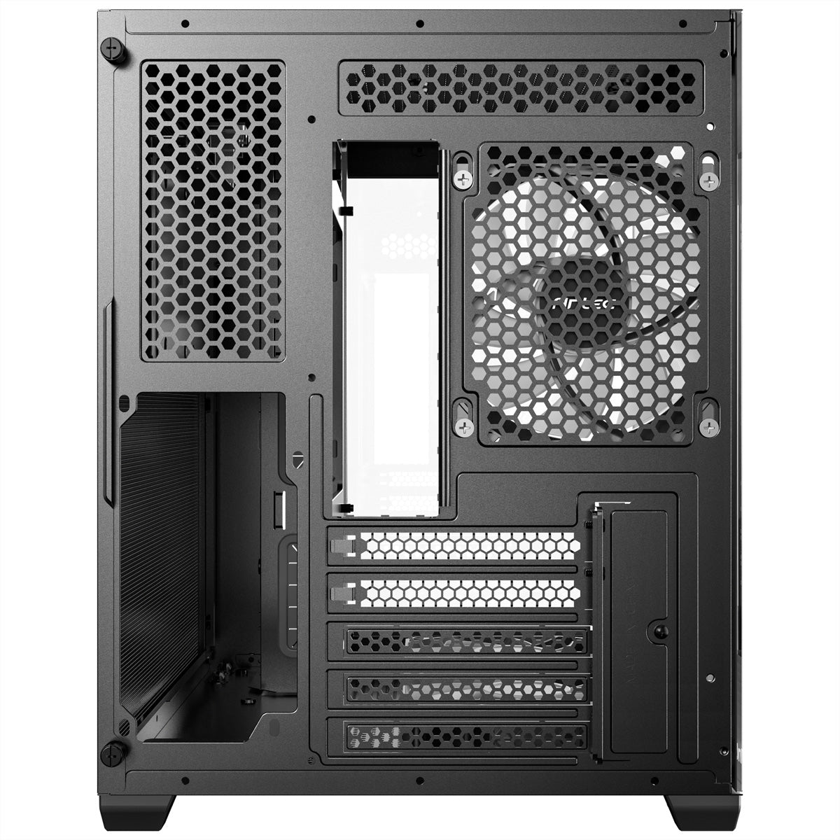 Antec CX60M – PC-Gehäuse (Mini Tower, micro-ATX) – Schwarz, 5 Erweiterungsslots, 3×2,5", 1×3,5", USB-C 10 Gbit