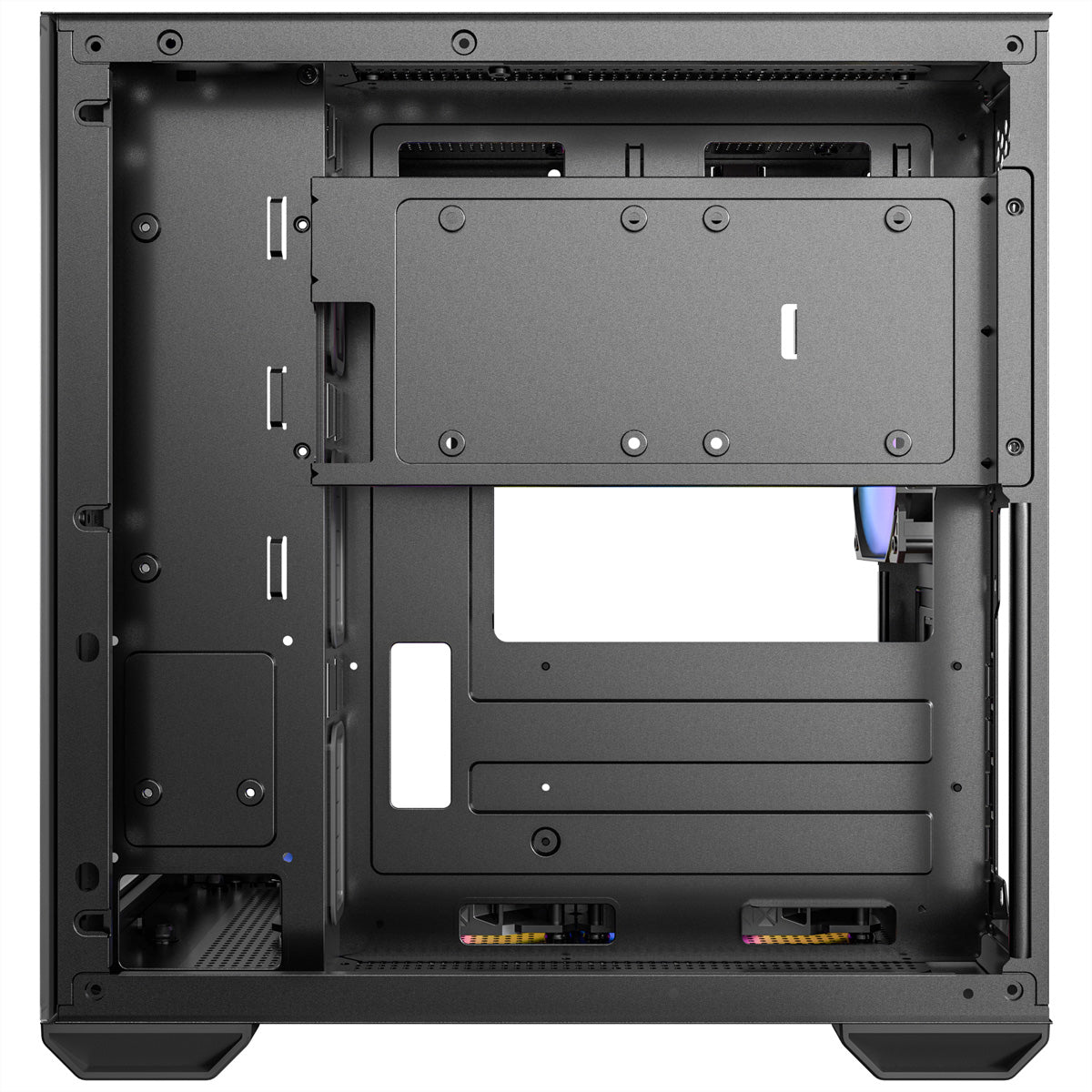 Antec CX60M – PC-Gehäuse (Mini Tower, micro-ATX) – Schwarz, 5 Erweiterungsslots, 3×2,5", 1×3,5", USB-C 10 Gbit