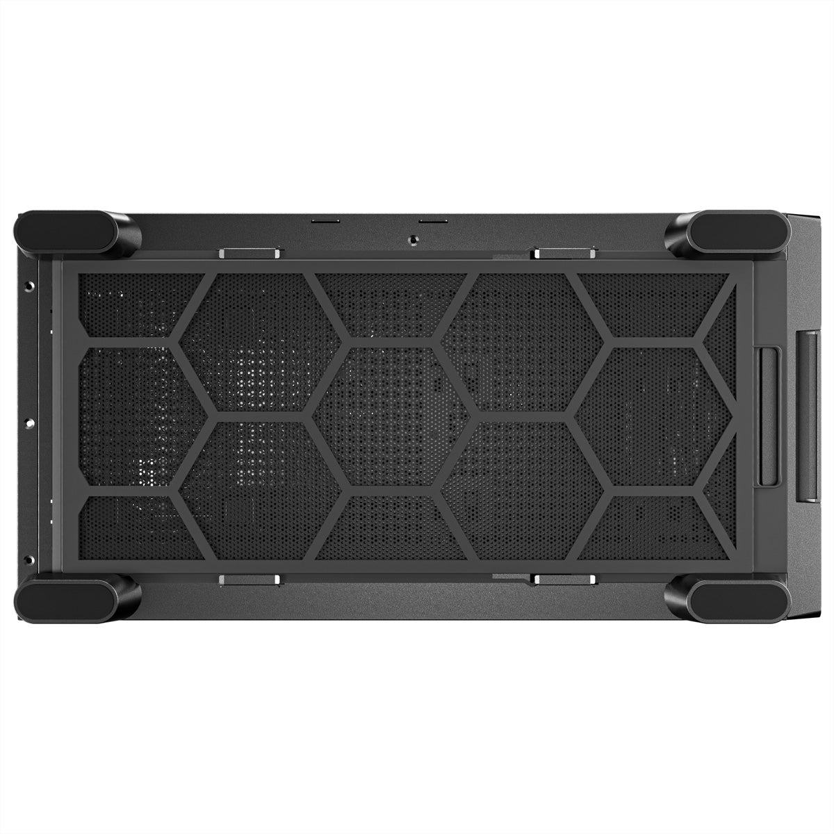 Antec FLUX – PC-Gehäuse – Midi-Tower ATX, Schwarz, Seitenfenster, 5× Lüfter, 360/420 mm Radiatorunterstützung