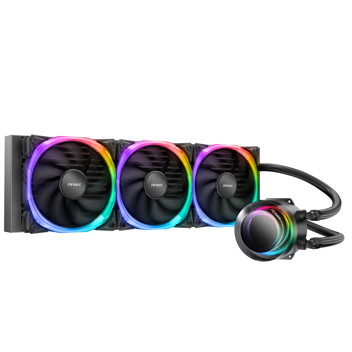Antec Vortex 360 ARGB – Wasserkühlung – 360 mm Radiator, 3×120 mm Lüfter, für LGA 1700, AM5, AM4 und andere
