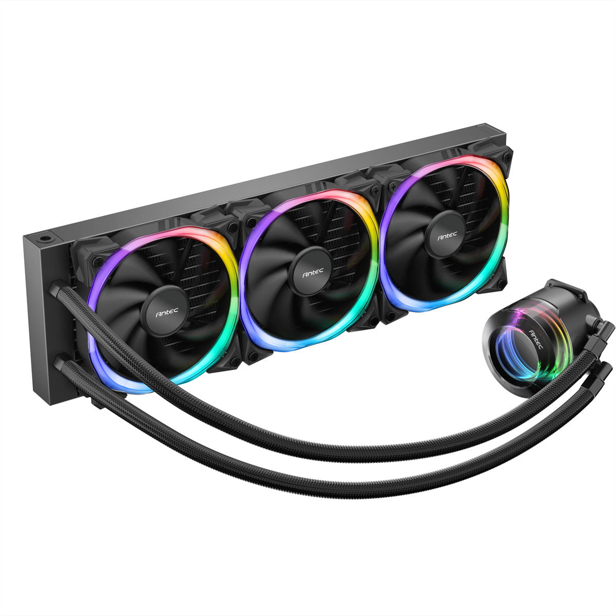 Antec Vortex 360 ARGB – Wasserkühlung – 360 mm Radiator, 3×120 mm Lüfter, für LGA 1700, AM5, AM4 und andere