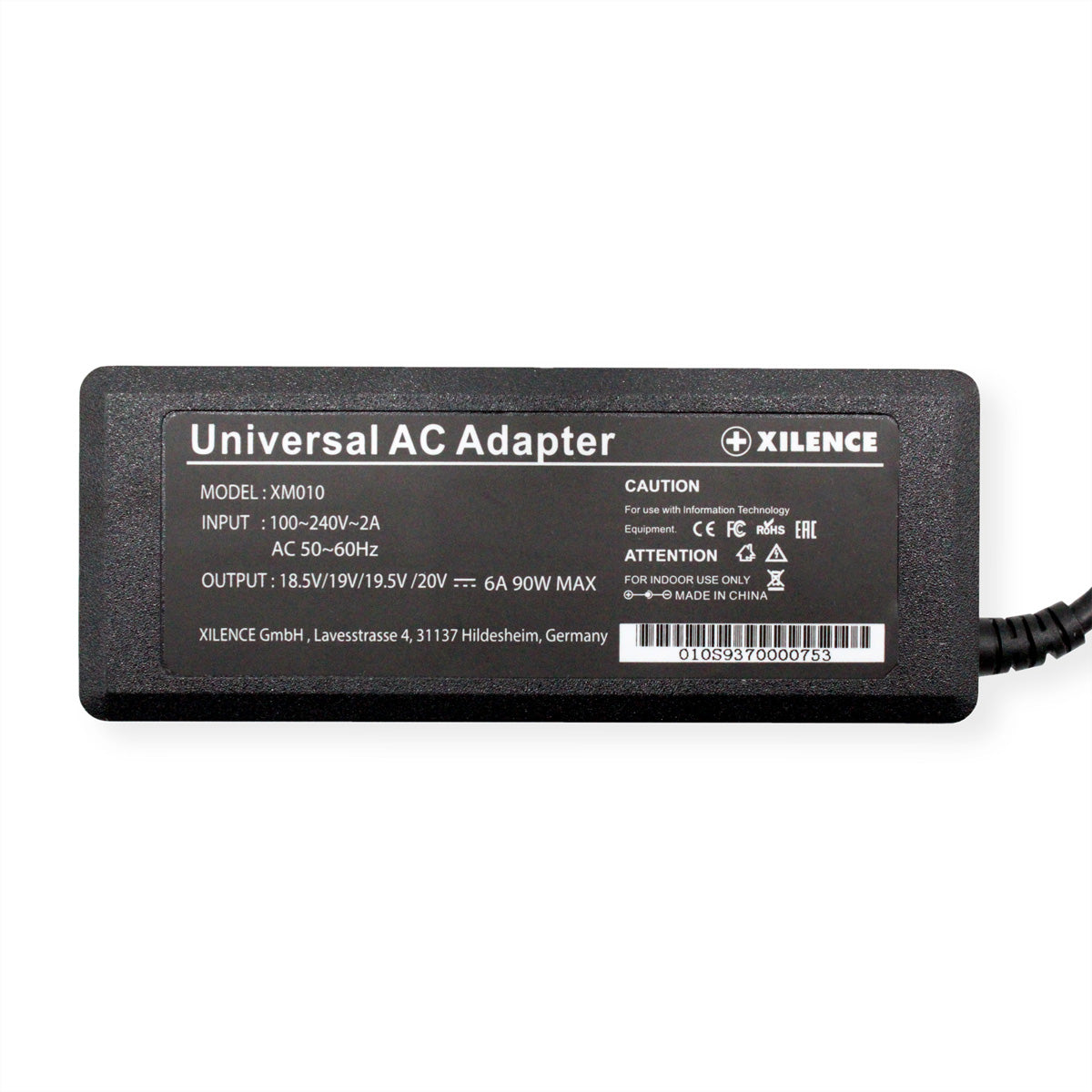 Xilence XM010 Notebook-Netzteil 90 W – 9 Adapter, LED-Anzeige – für Notebooks