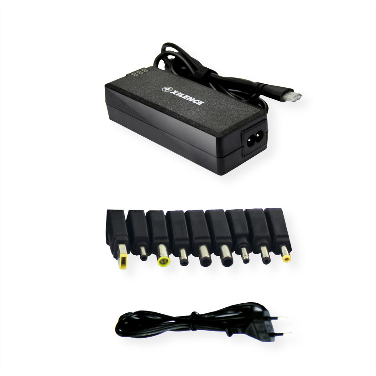 Xilence XM010 Notebook-Netzteil 90 W – 9 Adapter, LED-Anzeige – für Notebooks