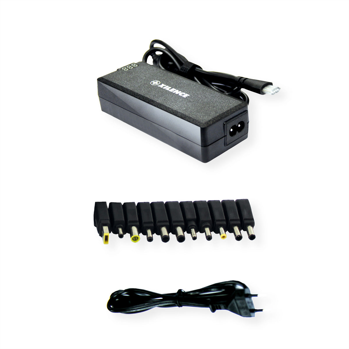 Xilence XM012 Notebook-Netzteil 120 W – 11 Adapter, 100–240 V, OVP/OCP/OTP/SCP – für Notebooks