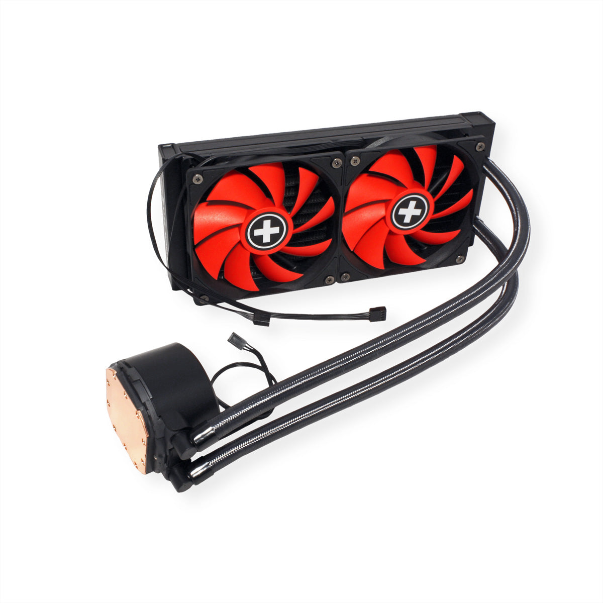Xilence LQ240 – All-in-One Wasserkühlung – 240 mm, 2×120 mm PWM, 300 W, für AM5/AM4, LGA1700/1200