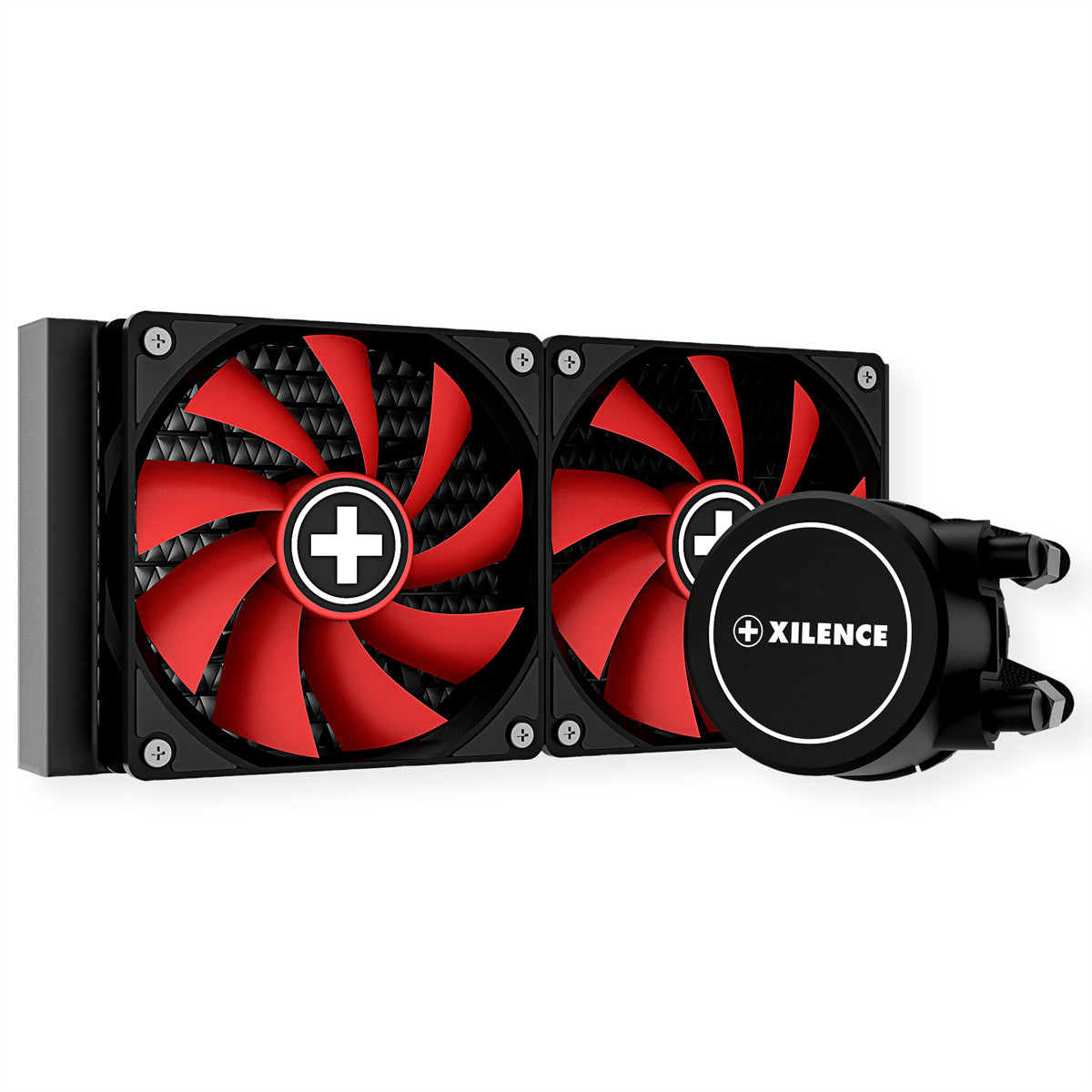 Xilence LQ240 – All-in-One Wasserkühlung – 240 mm, 2×120 mm PWM, 300 W, für AM5/AM4, LGA1700/1200