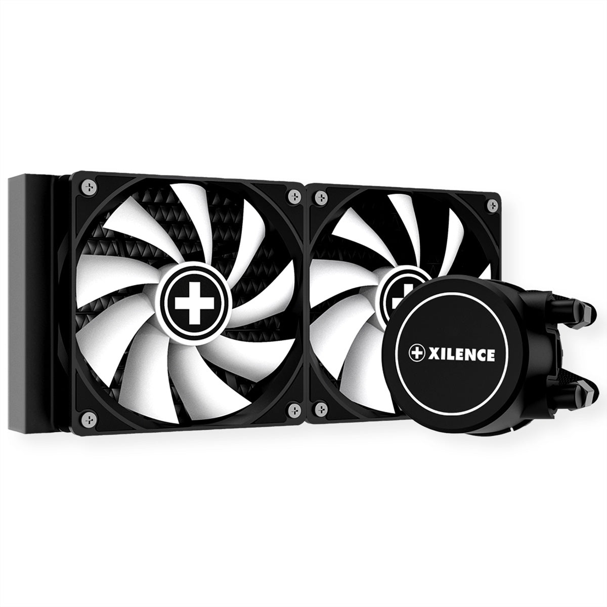 Xilence LQ240.ARGB – Wasserkühlung 240 mm – ARGB, 2×120 mm PWM, 300 W, für AMD AM5/AM4, Intel LGA 1700 und andere