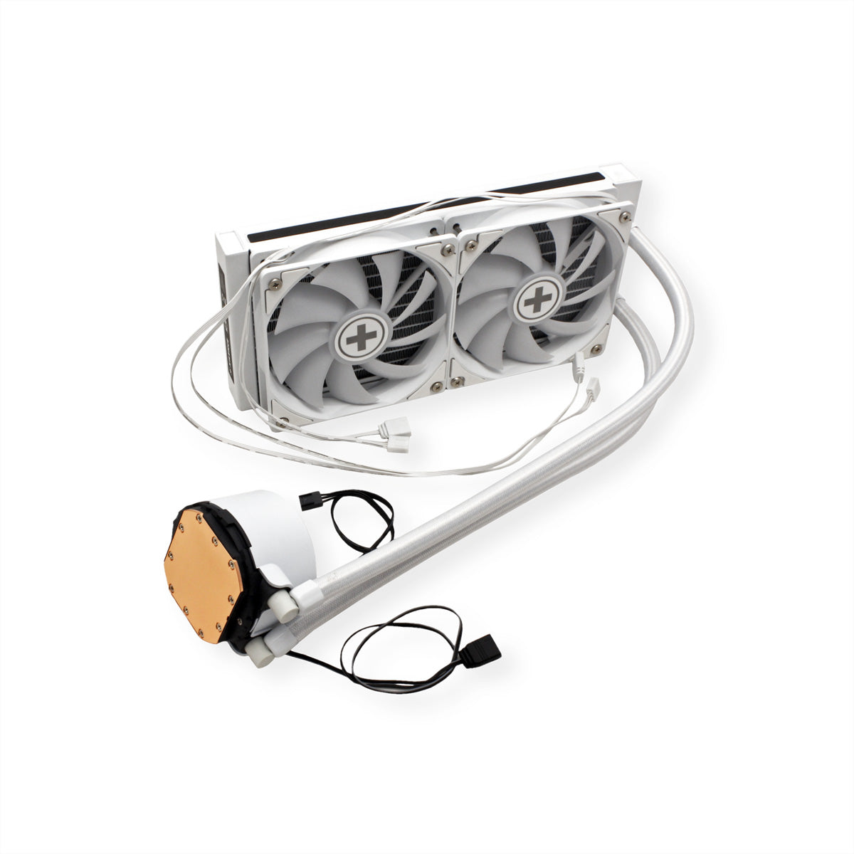 Xilence LQ240.W.ARGB – All-in-One Wasserkühlung – 240 mm, 2×120 mm, ARGB, 300 W, für AM5/AM4/LGA1700 und andere