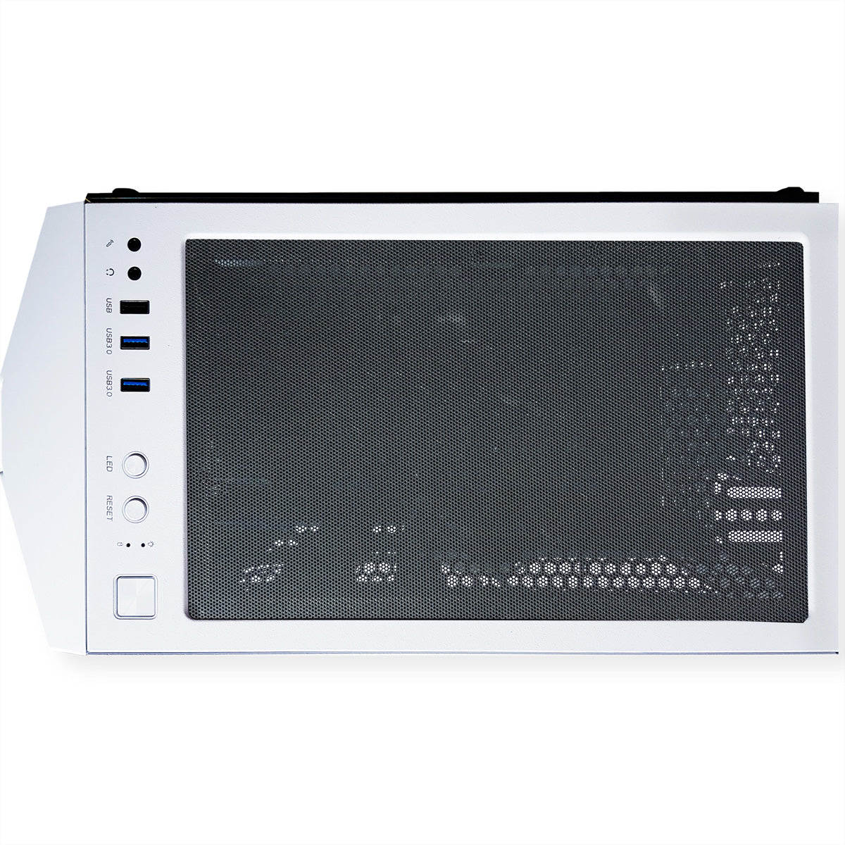 Xilence Xilent Blade X512.W.RGB – ATX Midi-Tower, für ATX/micro-ATX/Mini-ITX, 2× USB 3.0, RGB, 33,5 cm GPU