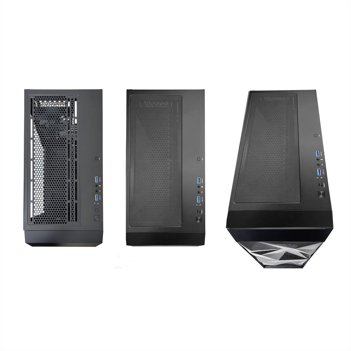 Xilence Xilent Breeze X712.RGB – ATX Midi-Tower – Schwarz, 3×ARGB, für ATX, micro-ATX, Mini-ITX