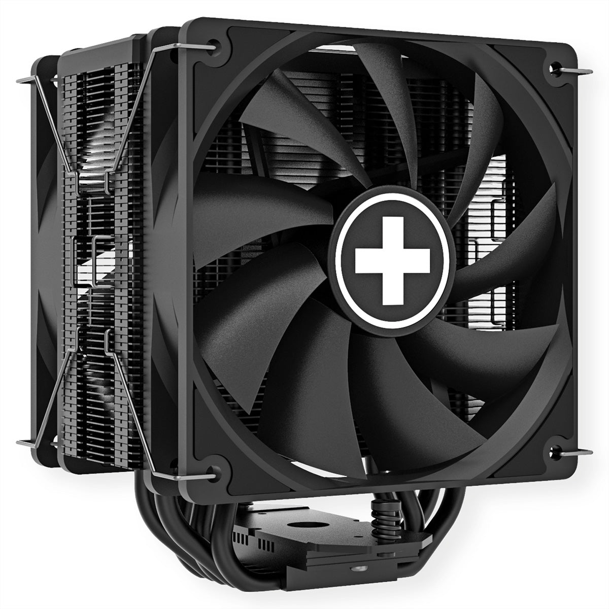 Xilence M705D – CPU-Kühler – 2×120 mm PWM, 5 Heatpipes, 220 W, Schwarz, für AM5, AM4, LGA 1700 und andere